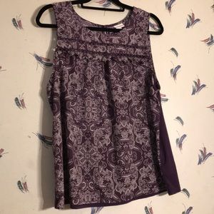 💜Merona Paisley Tank💜